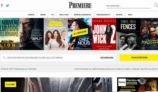 Premiere French magazine