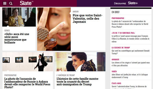 Slate French newspaper