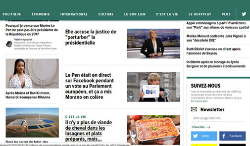 Huffington Post French newspaper
