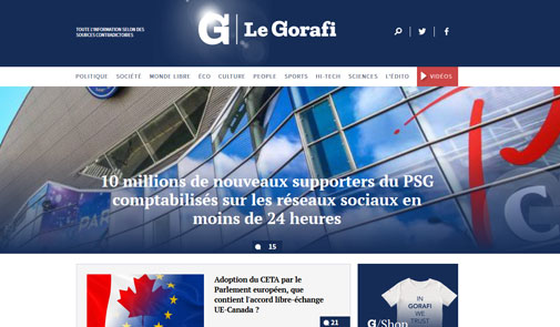Gorafi French newspaper