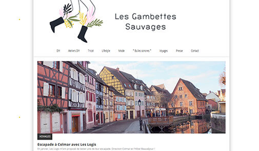 Gambettes sauvages French blog