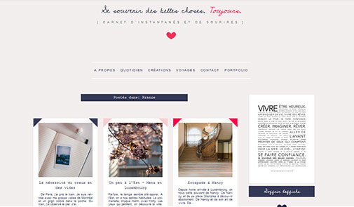 Vie de miettes French blog