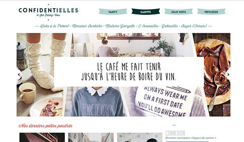 Confidentielles French blog